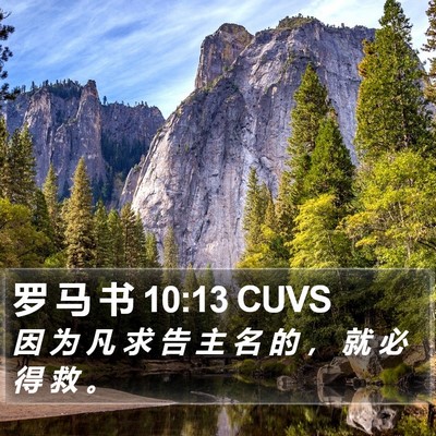 罗 马 书 10:13 CUVS Bible Verse Image