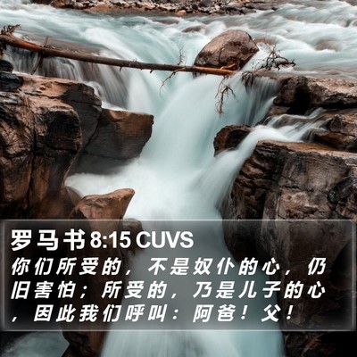 罗 马 书 8:15 CUVS Bible Verse Image