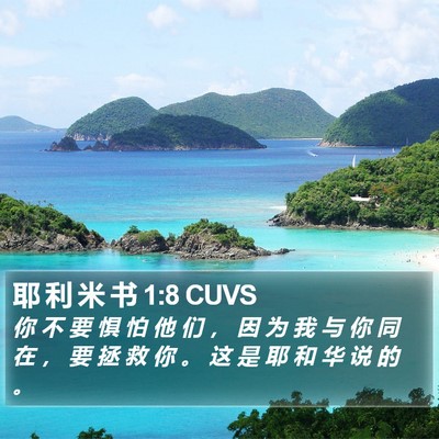 耶 利 米 书 1:8 CUVS Bible Verse Image