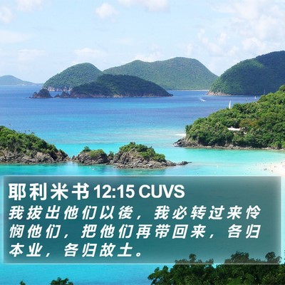 耶 利 米 书 12:15 CUVS Bible Verse Image