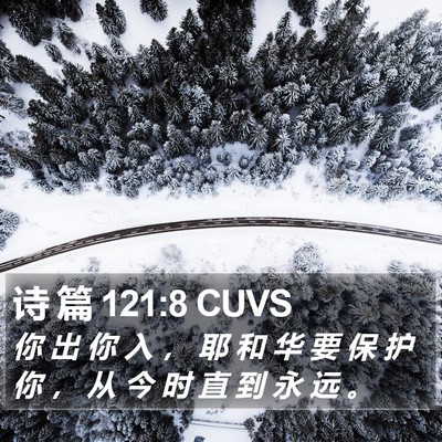 诗 篇 121:8 CUVS Bible Verse Image