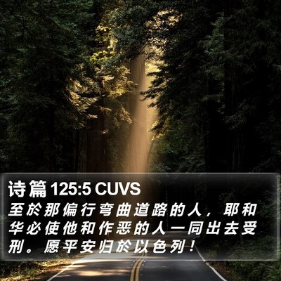 诗 篇 125:5 CUVS Bible Verse Image