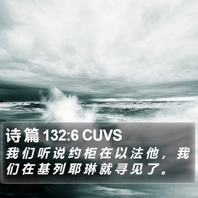 诗 篇 132:6 CUVS Bible Verse Image