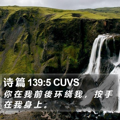 诗 篇 139:5 CUVS Bible Verse Image