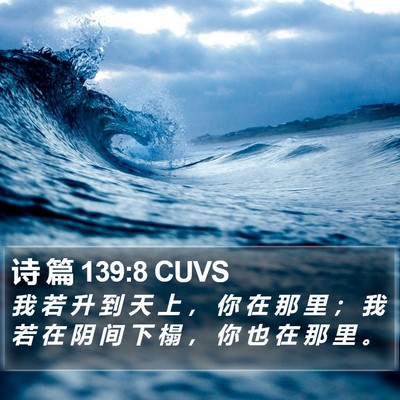 诗 篇 139:8 CUVS Bible Verse Image