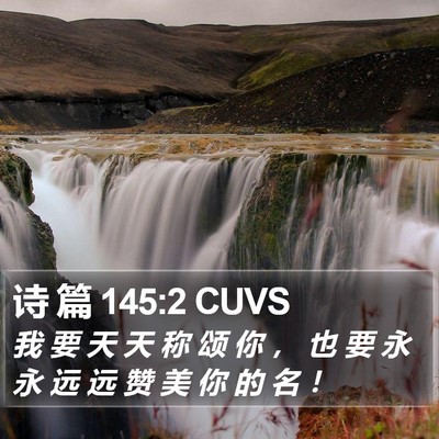 诗 篇 145:2 CUVS Bible Verse Image