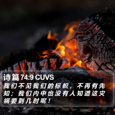 诗 篇 74:9 CUVS Bible Verse Image