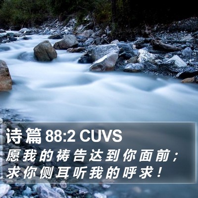 诗 篇 88:2 CUVS Bible Verse Image