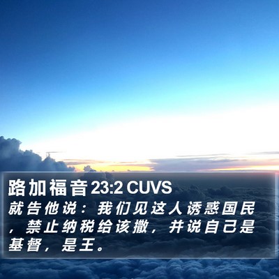 路 加 福 音 23:2 CUVS Bible Verse Image