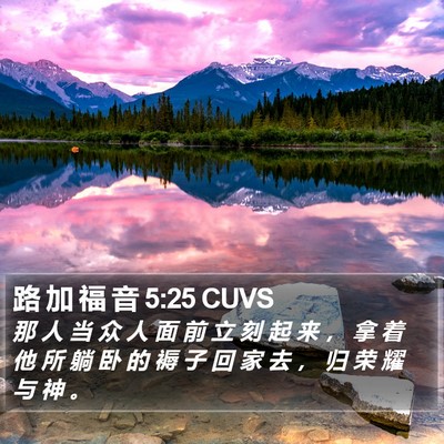 路 加 福 音 5:25 CUVS Bible Verse Image