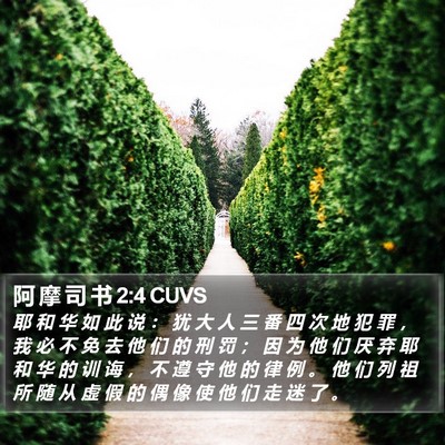 阿 摩 司 书 2:4 CUVS Bible Verse Image