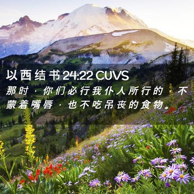 Picture 02 - 以 西 结 书 24:22 CUVS - 那 时 ， 你 们 必 行 我 仆 人 所 行 - Bible Verse Picture