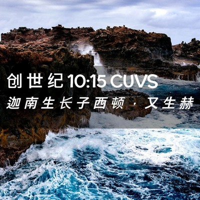 Picture 02 - 创 世 纪 10:15 CUVS - 迦 南 生 长 子 西 顿 ， 又 生 - Bible Verse Picture