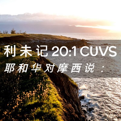 Picture 02 - 利 未 记 20:1 CUVS - 耶 和 华 对 摩 西 说 - Bible Verse Picture