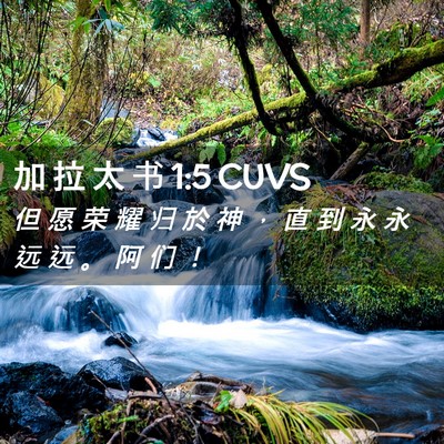 Picture 02 - 加 拉 太 书 1:5 CUVS - 但 愿 荣 耀 归 於 神 ， 直 到 永 永 - Bible Verse Picture