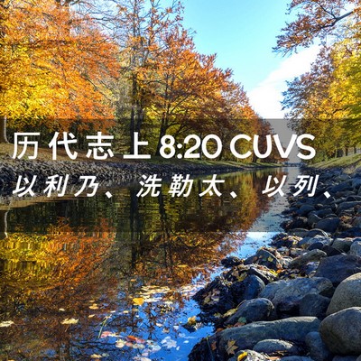 Picture 02 - 历 代 志 上 8:20 CUVS - 以 利 乃 、 洗 勒 太 、 以 列 - Bible Verse Picture