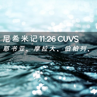 Picture 02 - 尼 希 米 记 11:26 CUVS - 耶 书 亚 、 摩 拉 大 、 伯 帕 列 - Bible Verse Picture