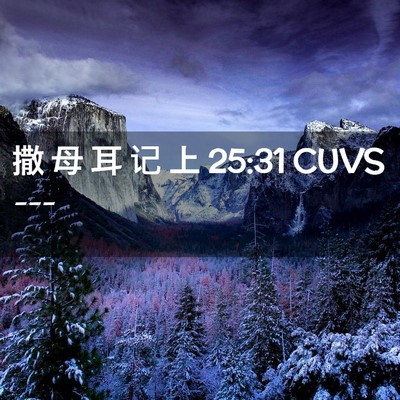 Picture 02 - 撒 母 耳 记 上 25:31 CUVS -  - Bible Verse Picture