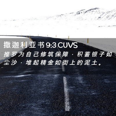 Picture 02 - 撒 迦 利 亚 书 9:3 CUVS - 推 罗 为 自 己 修 筑 保 障 ， 积 蓄 - Bible Verse Picture