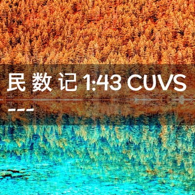 Picture 02 - 民 数 记 1:43 CUVS -  - Bible Verse Picture