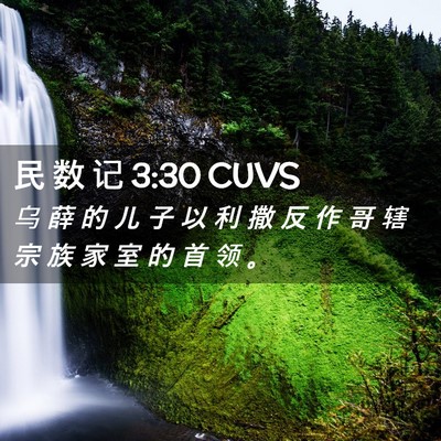 Picture 02 - 民 数 记 3:30 CUVS - 乌 薛 的 儿 子 以 利 撒 反 作 哥 辖 - Bible Verse Picture