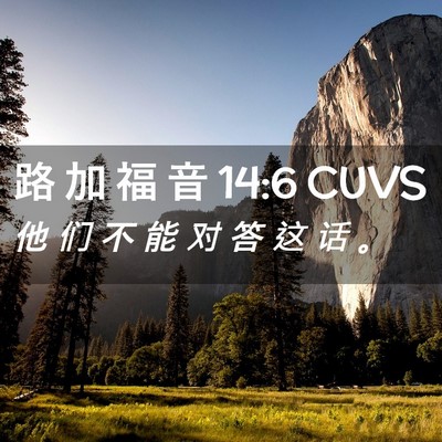 Picture 02 - 路 加 福 音 14:6 CUVS - 他 们 不 能 对 答 这 话 - Bible Verse Picture
