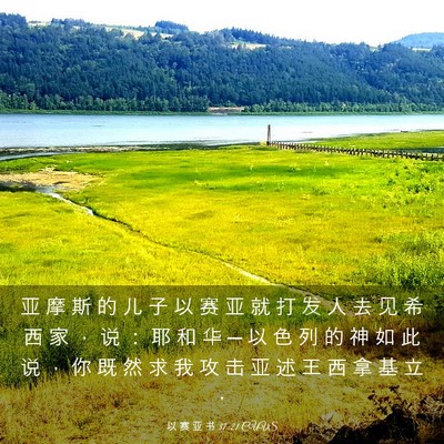 Picture 03 - 以 赛 亚 书 37:21 CUVS - 亚 摩 斯 的 儿 子 以 赛 亚 就 打 发 - Bible Verse Picture