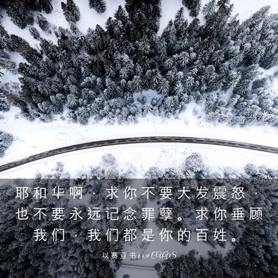 Picture 03 - 以 赛 亚 书 64:9 CUVS - 耶 和 华 啊 ， 求 你 不 要 大 发 震 - Bible Verse Picture