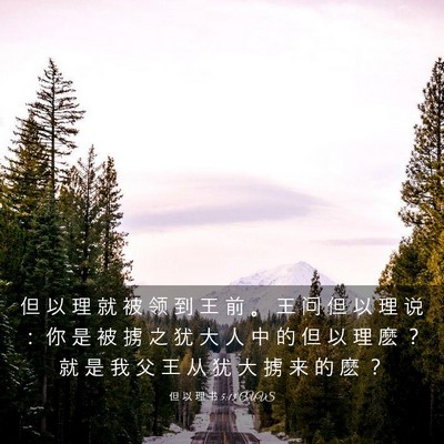 Picture 03 - 但 以 理 书 5:13 CUVS - 但 以 理 就 被 领 到 王 前 。 王 问 - Bible Verse Picture
