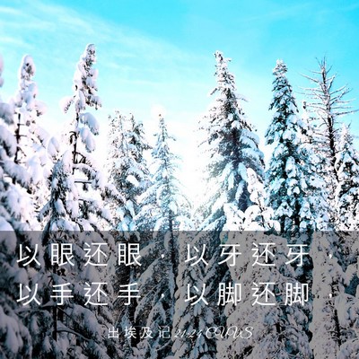 Picture 03 - 出 埃 及 记 21:24 CUVS - 以 眼 还 眼 ， 以 牙 还 牙 ， 以 手 - Bible Verse Picture