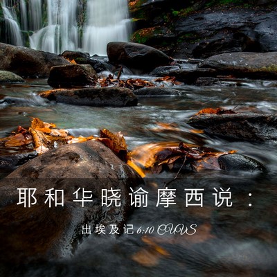 Picture 03 - 出 埃 及 记 6:10 CUVS - 耶 和 华 晓 谕 摩 西 说 - Bible Verse Picture