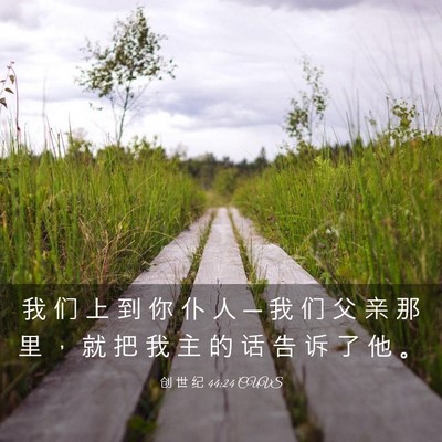 Picture 03 - 创 世 纪 44:24 CUVS - 我 们 上 到 你 仆 人 ─ 我 们 父 亲 - Bible Verse Picture