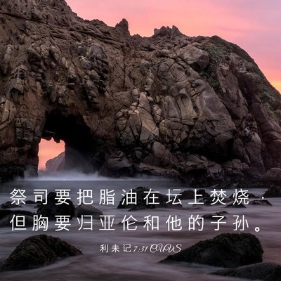 Picture 03 - 利 未 记 7:31 CUVS - 祭 司 要 把 脂 油 在 坛 上 焚 烧 ， - Bible Verse Picture