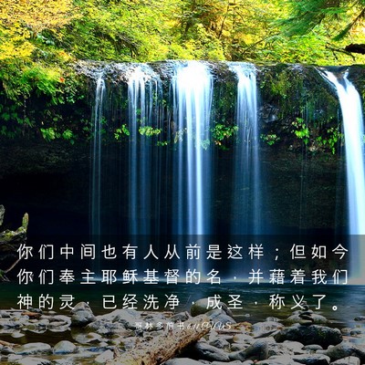 Picture 03 - 哥 林 多 前 书 6:11 CUVS - 你 们 中 间 也 有 人 从 前 是 这 样 - Bible Verse Picture