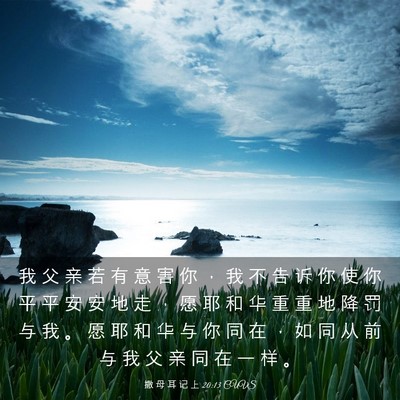 Picture 03 - 撒 母 耳 记 上 20:13 CUVS - 我 父 亲 若 有 意 害 你 ， 我 不 告 - Bible Verse Picture