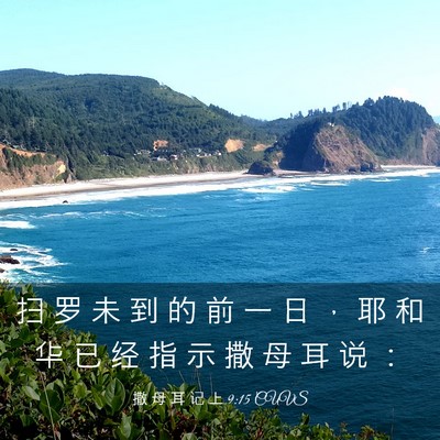 Picture 03 - 撒 母 耳 记 上 9:15 CUVS - 扫 罗 未 到 的 前 一 日 ， 耶 和 华 - Bible Verse Picture