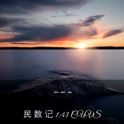 Picture 03 - 民 数 记 1:43 CUVS -  - Bible Verse Picture