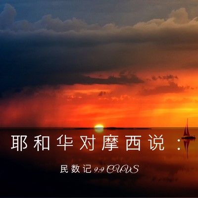 Picture 03 - 民 数 记 9:9 CUVS - 耶 和 华 对 摩 西 说 - Bible Verse Picture