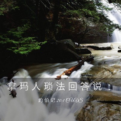 Picture 03 - 约 伯 记 20:1 CUVS - 拿 玛 人 琐 法 回 答 说 - Bible Verse Picture