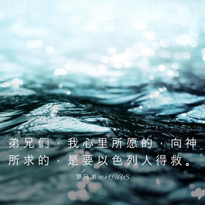 Picture 03 - 罗 马 书 10:1 CUVS - 弟 兄 们 ， 我 心 里 所 愿 的 ， 向 - Bible Verse Picture