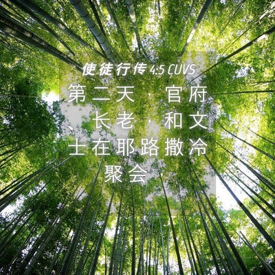 Picture 04 - 使 徒 行 传 4:5 CUVS - 第 二 天 ， 官 府 、 长 老 ， 和 文 - Bible Verse Picture