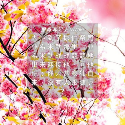 Picture 04 - 撒 母 耳 记 上 21:1 CUVS - 大 卫 到 了 挪 伯 祭 司 亚 希 米 勒 - Bible Verse Picture