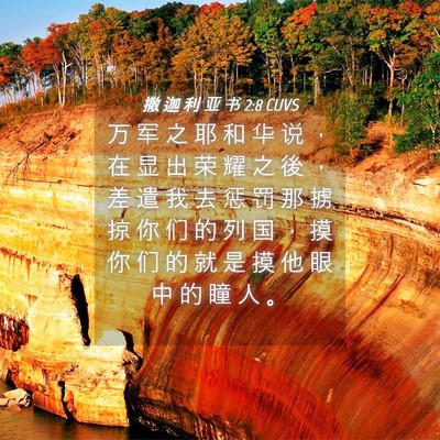 Picture 04 - 撒 迦 利 亚 书 2:8 CUVS - 万 军 之 耶 和 华 说 ， 在 显 出 荣 - Bible Verse Picture