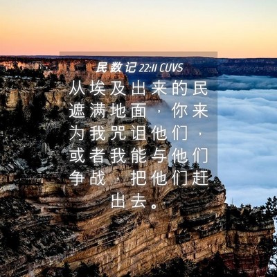 Picture 04 - 民 数 记 22:11 CUVS - 从 埃 及 出 来 的 民 遮 满 地 面 ， - Bible Verse Picture