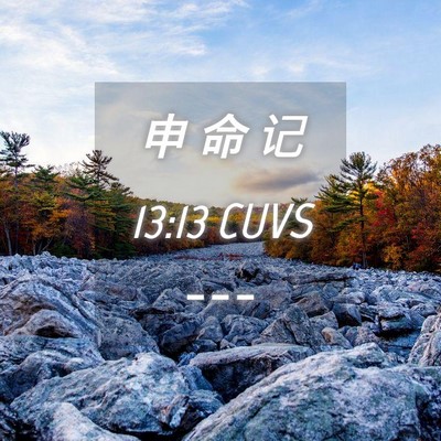 Picture 04 - 申 命 记 13:13 CUVS -  - Bible Verse Picture