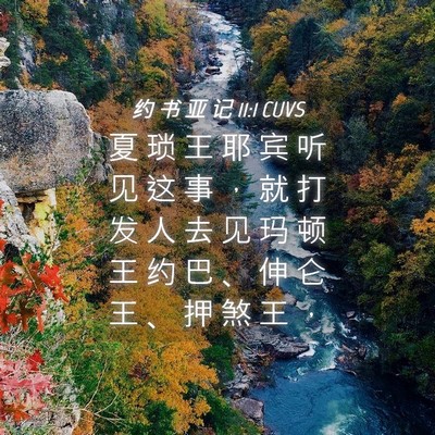 Picture 04 - 约 书 亚 记 11:1 CUVS - 夏 琐 王 耶 宾 听 见 这 事 ， 就 打 - Bible Verse Picture