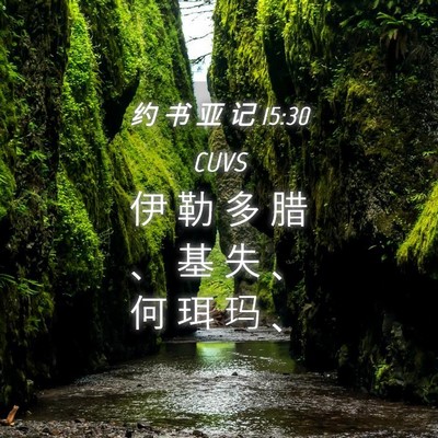 Picture 04 - 约 书 亚 记 15:30 CUVS - 伊 勒 多 腊 、 基 失 、 何 珥 玛 - Bible Verse Picture