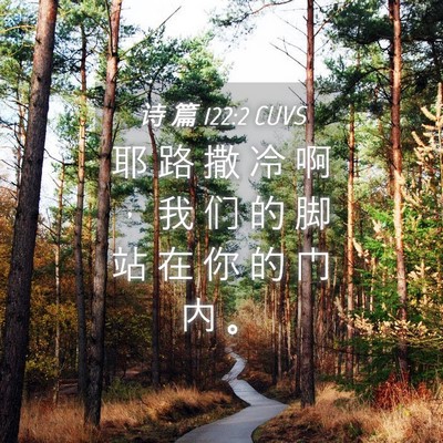 Picture 04 - 诗 篇 122:2 CUVS - 耶 路 撒 冷 啊 ， 我 们 的 脚 站 在 - Bible Verse Picture