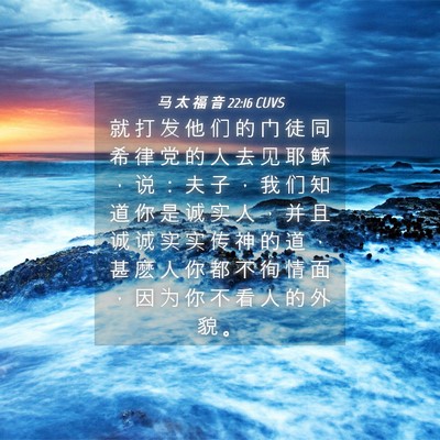 Picture 04 - 马 太 福 音 22:16 CUVS - 就 打 发 他 们 的 门 徒 同 希 律 党 - Bible Verse Picture