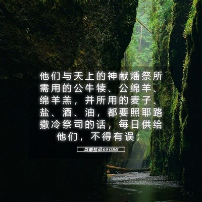 Picture 05 - 以 斯 拉 记 6:9 CUVS - 他 们 与 天 上 的 神 献 燔 祭 所 需 - Bible Verse Picture